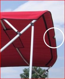 Light Cutout for Bimini Top