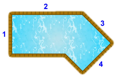 Lazy L (left) pool diagram