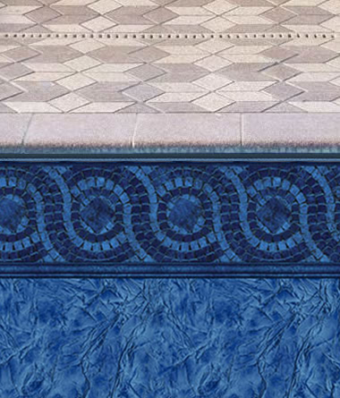 Covington Tile Liner in Inground Pool