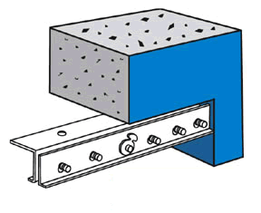Header Mount Hardware for Vinyl Strip Doors